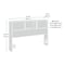 Sauder Harvey Park Full-Queen Headboard Gw , Attaches to full or queen size bed 433263 - alternate 6